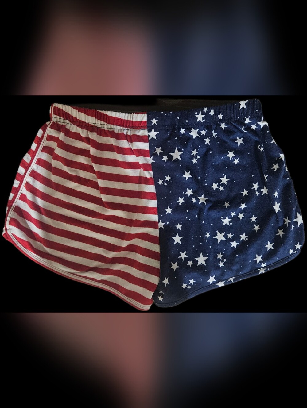 Bobbie Brooks Red, White & Navy Star Stripe Shorts